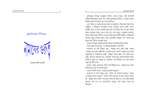 নামাজের গুরুত্ব আব্দুল হামীদ ফাইজী PDF বই কভার