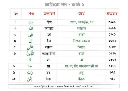 পবিত্র কুরআনের শব্দ PDF বই কভার