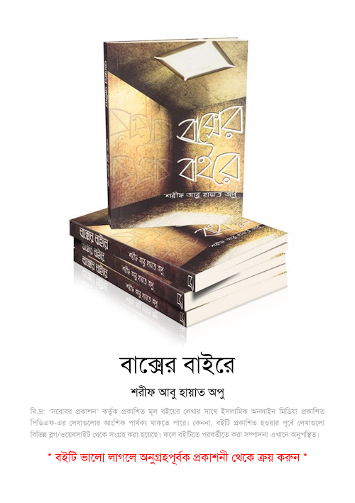 বাক্সের বাইরে – শরীফ আবু হায়াত অপু PDF বই কভার