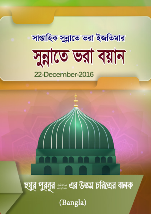 হুযুর সাঃ এর উত্তম চরিত্রের ঝলক PDF বই কভার